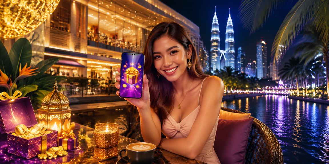 Pengguna Kuala Lumpur menyemak keputusan sukan maya melalui telefon mudah alih