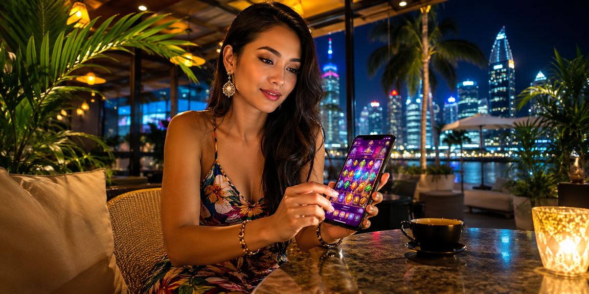 Pengguna Seremban mengakses kasino dalam talian dengan selamat melalui telefon bimbit